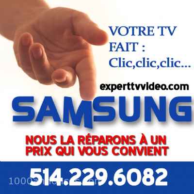 Réparateur de téléviseurs Samsung